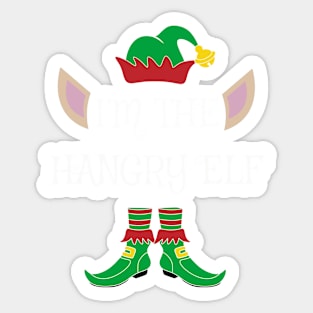 I'm The Hangry Christmas XMas Elf Sticker